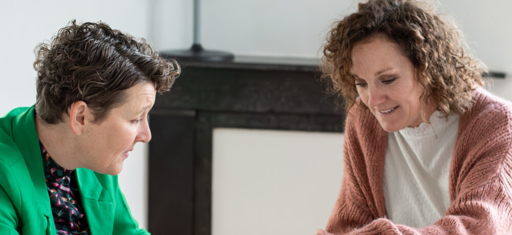 Sessie met pubermoeder